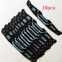 10pcs J-CUP 2021 HG Carbon Front Plate 1.5mm Guide Roller Setting Stay 95144 with Blue Word for Tamiya Mini 4WD Car