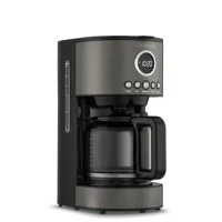 Home Appliances 12 Cup Stainless Steel Coffee Maker, Black, DCC-1220BKSWM Kitchen Appliances