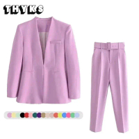 Setcel Blazer Wanita Korea Style Setelan Lengkap Jas Formal kekinian Kerja setcel wanita perempuan/s