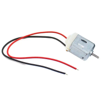 130 Small Motor with Cable and 104 Capacitor 3V Micro DC Motor for Toy Model Car Power Parts