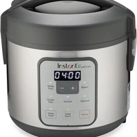 Zest 8 Cup One Touch Rice Cooker, From the Makers of Instant Pot, Steamer, Cooks Rice, Grains, Quinoa and Oatmeal