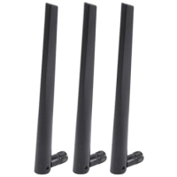 3 PCS New Metal WiFi Antenna of RP-SMA Interface with 5DBi 2.4G/5G Dual-Band Wireless Wifi Antenna for ASUS RT-AC68U