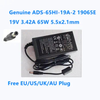 Genuine 19V 3.42A 65W 5.5x2.1mm HOIOTO ADS-65HI-19A-2 19065E ADC-19A AC Switching Adapter For Power Supply Charger