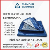 TERPAL PLASTIK SERBAGUNA Siap Pakai Terpal Jadi - Terpal Tenda - Terpal Mobil 2x3m 2m x 3m