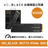 威騰 WD_BLACK SN770 500GB M.2 2280 PCIe SSD (WD-SN770-500G)