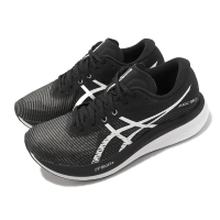 【asics 亞瑟士】競速跑鞋 Magic Speed 3 女鞋 黑 白 回彈 碳板 路跑 馬拉松 運動鞋 亞瑟士(1012B518001)