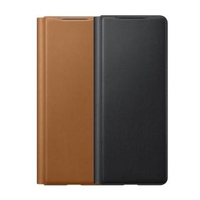 【SAMSUNG 三星】Galaxy Z Fold2 / Z Fold2 5G 原廠皮革翻頁皮套(台灣公司貨)