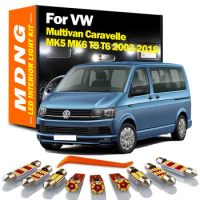 MDNG Canbus For Volkswagen VW Multivan Caravelle MK5 MK6 T5 T6 2003-2018 Vehicle Lamp LED Interior Dome Light Kit Car Led Bulbs