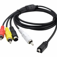 AV A/V TV Video Cable Cord Lead For Sony Camcorder DCR-PC105E DCR-PC330E