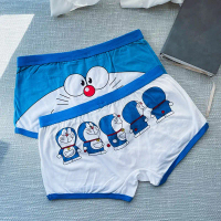Đồ lót Doraemon cho bé trai, quần boxer cotton hoạt hình dễ thương, quần short thoáng khí cho học si