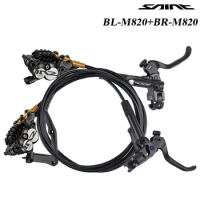 SHIMANO SAINT M820 Hydraulic Disc Brake Groupset BL-M820 and BR-M820 - 4-Piston Mountain Bicycle Brake