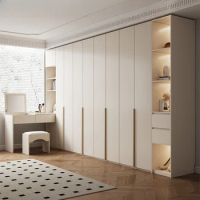 Multilayer Shelve Wardrobe Luxury Doors Exhibit Open Closets Bedroom Wardrobe Cabinet Shelf Guarda Roupa Bedroom Furniture