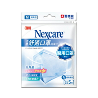 3M醫用(成人立體)舒適口罩8660-藍 M / L(5入/包)