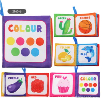 Numbers Cognitive Tools Vehicle Toddler Gifts Montessori Baby Books Baby Cloth Books Infant Educational Toys Rustle Sound Toys