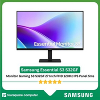 Monitor Samsung Essential LED Monitor Gaming S3 S32GF 27 Inch FHD 120Hz IPS Panel 5ms Garansi Resmi