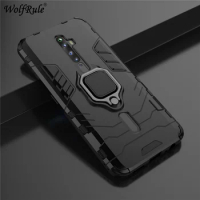 Holder Magnetic Case For Oppo Reno 2Z Case Reno2 Z Durable Metal Ring Stand Phone Cover For Oppo Reno 2F Cover Case Reno2F 6.53"