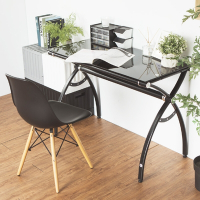 完美主義 強化玻璃電腦桌/工作桌/書桌(2色)-105x50x75