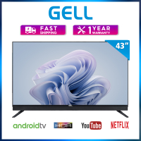 GELL Smart TV 43 inches Sale Android TV 43 inch Smart LED TV flat screen on sale