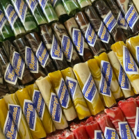 Dodol Garut zebra - Dodol pelangi herma kemasan 1 kg