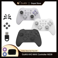 GuliKit KK3 MAX Controller NS39 KingKong 3 Gamepad with Hall Effect Joysticks &amp; Triggers for Windows Nintendo Switch Android iOS
