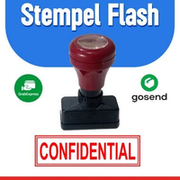 Stempel Otomatis CONFIDENTIAL Stempel Flash CONFIDENTIAL Ukuran Besar