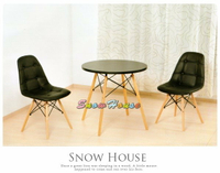 ╭☆雪之屋居家生活館☆╯R574-05/06 S5造型圓桌(黑色)/洽談桌/餐桌/茶几/咖啡桌(不含椅子)
