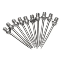 10 Pcs Silver Harrows Darts Steel Tips Conversion Metal Needle Dart Tip Points Flights Shaft Replace Darts Accessories 3.5cm