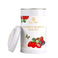 【B G 德國農莊 Tea Bar】草莓覆盆子水果茶 中瓶(160g 茶葉散茶)