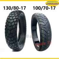 130/80-17 100/70-17 Motorcycle Tubeless Tire 17 Inch Non-slip Thickened Vacuum Tire