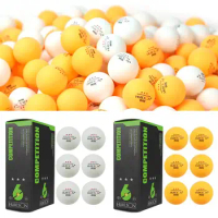 6Pcs/pack 3 Star Ping Pong Balls 40mm/1.57i Diameter 2.9g Table Tennis Ball For Professional Competition Training