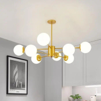 Lampu Gantung Aesthetic Minimalis Modern Ruang Tamu Lampu Plafon Led Hias Kamar Tidur 3 Warna  Lampu