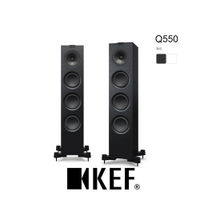 英國KEF Q550 小型2.5路分音座地揚聲器 落地喇叭 Uni-Q同軸同點 公司貨