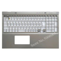 NEW Laptop Silver shell FOR Sony Vaio SVT15 Palmrest upper Cover