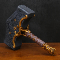 God of War: Ragnarok Cosplay Hammer 29x39cm Figure Model Toy For Collectible Figurine