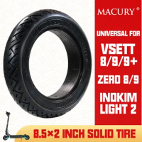 8.5 Inch Solid Tyre for VSETT 8 9 9+ ZERO 8 9 INOKIM Light 2 Electric Scooter 8.5x2 Tubeless Tire Anti-Punctured Honeycomb