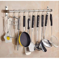 Gantungan panci stainless sus 304 / gantungan dapur SUS 304 / 80 cm-TERLARIS!!!!!!!!!!!!!!!!!!