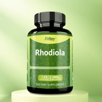 Rhodiola Supplement - Relieve Stress, Boost Energy, Improve Mood, Endurance - 120 Capsules