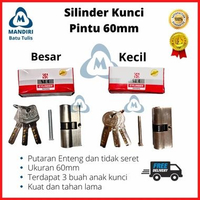 Silinder konci pintu/ Anak Konci Pintu soligen 60mm untuk Pintu Besar/Silinder Kunci Pintu Rumah Sol