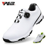『送高爾夫球』PGM 高爾夫球鞋 男士球鞋 防水運動鞋 防滑鞋 透氣 專業高爾夫球鞋 高爾夫球鞋 寬楦運動鞋 男士球鞋