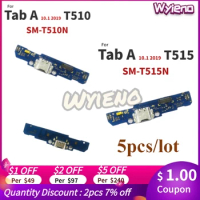 Wyieno For Samsung Galaxy Tab A 10.1 2019 SM-T515 T510 USB Dock Charging Port Charger Plug Flex Cable Connect Board 5pcs/lot
