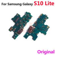 Original For Samsung Galaxy S10 5G / S10 Lite Mic Microphone Board Flex Cable Replacement Repair Parts