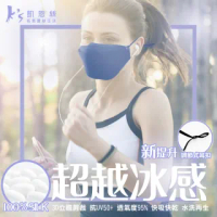 【K’s 凱恩絲】2021新款「防曬抗UV韓版口罩」3D立體冰涼感新膚蠶絲口罩-單入裝(可調節式耳扣設計)