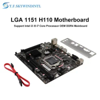 MOTHERBOAR CPU LGA 1151 H110 M DDR4 32GB Dual Channel Mainboard Support Core i3 i5 i7 PC Computer Motherboard 1151