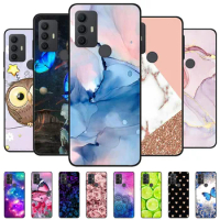 For TCL 30 SE Case Luxury Soft Silicone Protective Marble Phone Cover for TCL 305 306 Case 30SE TPU Funda for TCL30SE Coque Capa