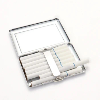 Sublimation Blank Cigarette Case Metal Cigarette Boxes Diy Photo Print Cigarette Holder Case For Men Christmas Gifts