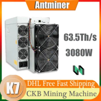 New K7 Asic Miner, Antminer K7 63.5Th/58Th 3080W Miner CKB Mining Crypto Machine In Stock