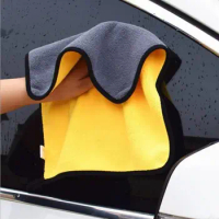 Microfiber Cleaning Towel Thicken Soft Drying Cloth Car Body Washing for Volkswagen VW Golf 6 MK6 Polo Jetta MK5 MK6 Bora Sagita