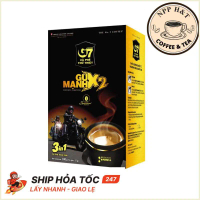 [Bán chạy nhất] [Sản phẩm bán chạy] Cà phê Sữa Hòa Tan G7 X2 Gu Mạnh 3in1 hộp 12 gói/ 25gr Trung Ngu