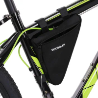 Docooler Triangle Cycling Bag Bike Bicycle Front Saddle Tube Frame Pouch Bag Holder Outdoor Sport Triangle Bicycle Bag