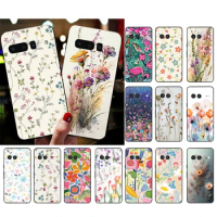 Flower Art Paint Phone Case For Google Pixel 8 7 Pro 7A 7 6A 6 Pro 5A 4A 3A Pixel 4 XL Pixel 5 6 4 3 3A XL